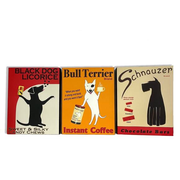 Framed Canvas Prints for Dog Lovers 11" x 14" Terrier Schnauzer Labrador 3 Pics - Picture 2 of 8